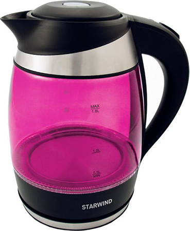 Электрический чайник SKG2214 в розовом цвете